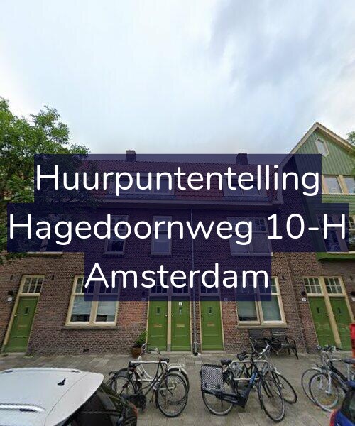 Foto gevel Huurpuntentelling voor Hagedoornweg 10-H, Amsterdam