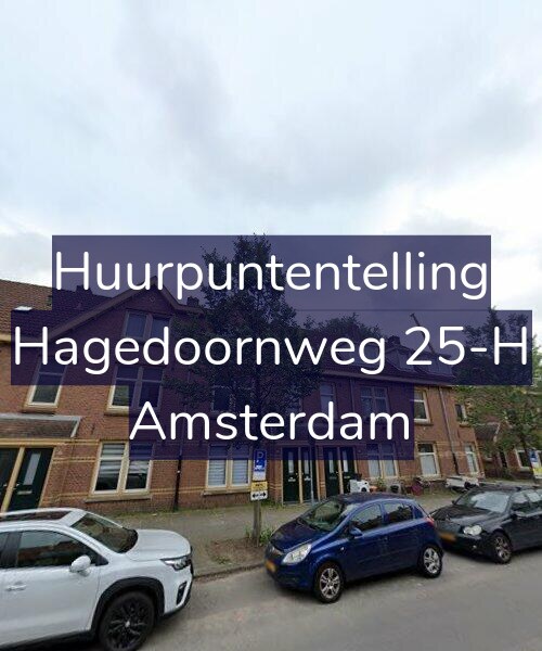 Foto gevel Huurpuntentelling voor Hagedoornweg 25-H, Amsterdam