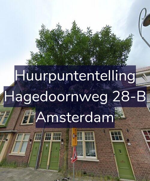 Foto gevel Huurpuntentelling voor Hagedoornweg 28-B, Amsterdam