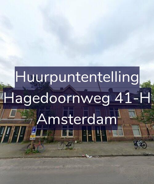 Foto gevel Huurpuntentelling voor Hagedoornweg 41-H, Amsterdam
