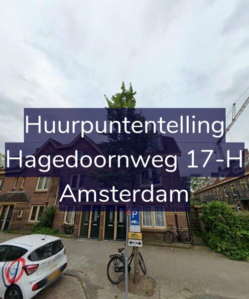 Foto gevel Huurpuntentelling voor Hagedoornweg 17-H, Amsterdam