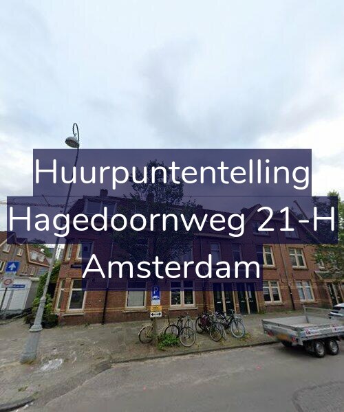 Foto gevel Huurpuntentelling voor Hagedoornweg 21-H, Amsterdam