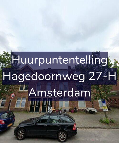 Foto gevel Huurpuntentelling voor Hagedoornweg 27-H, Amsterdam
