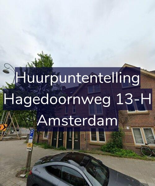 Foto gevel Huurpuntentelling voor Hagedoornweg 13-H, Amsterdam