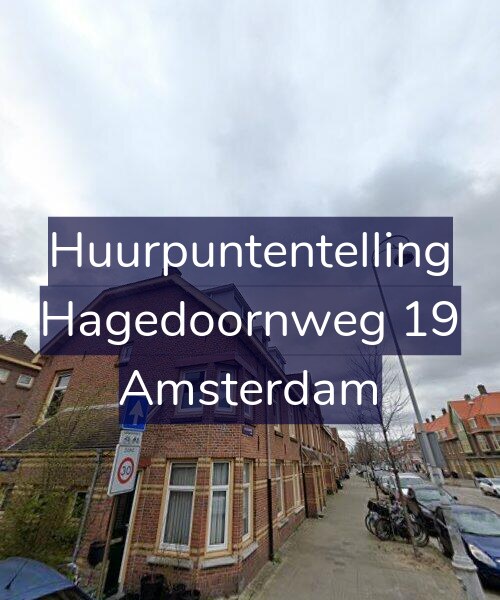 Foto gevel Huurpuntentelling voor Hagedoornweg 19, Amsterdam