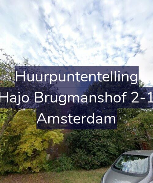 Foto gevel Huurpuntentelling voor Hajo Brugmanshof 2-1, Amsterdam