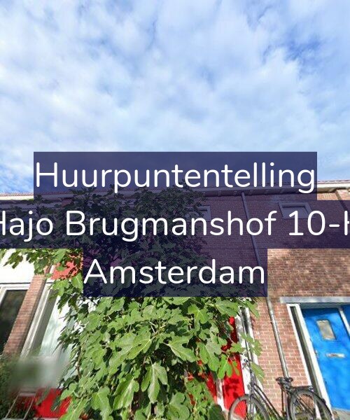 Foto gevel Huurpuntentelling voor Hajo Brugmanshof 10-H, Amsterdam