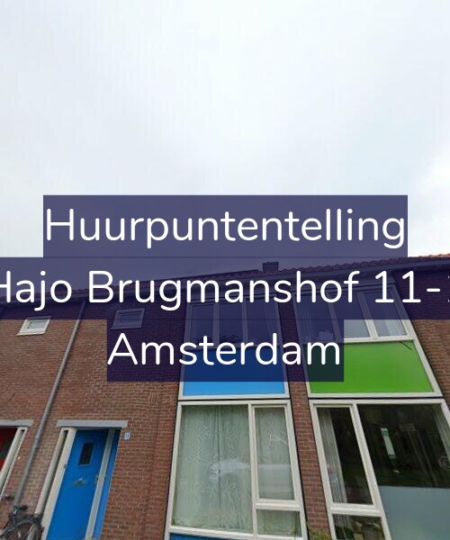 Foto gevel Huurpuntentelling voor Hajo Brugmanshof 11-1, Amsterdam