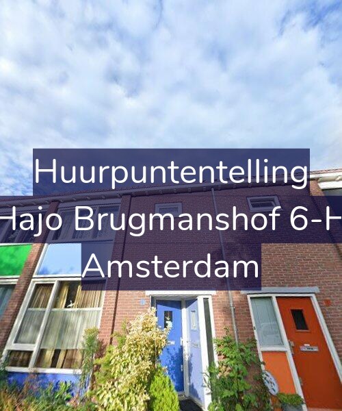Foto gevel Huurpuntentelling voor Hajo Brugmanshof 6-H, Amsterdam