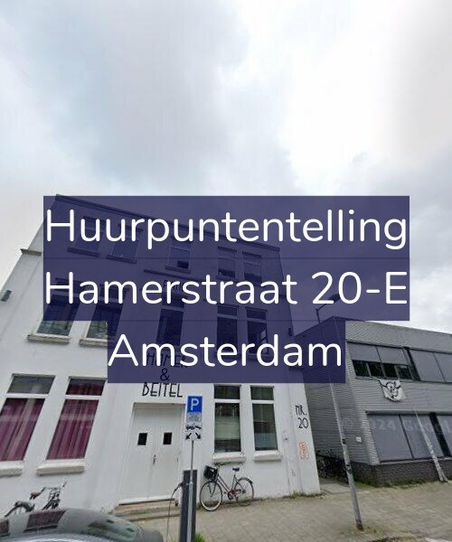 Foto gevel Huurpuntentelling voor Hamerstraat 20-E, Amsterdam