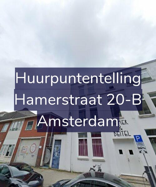 Foto gevel Huurpuntentelling voor Hamerstraat 20-B, Amsterdam