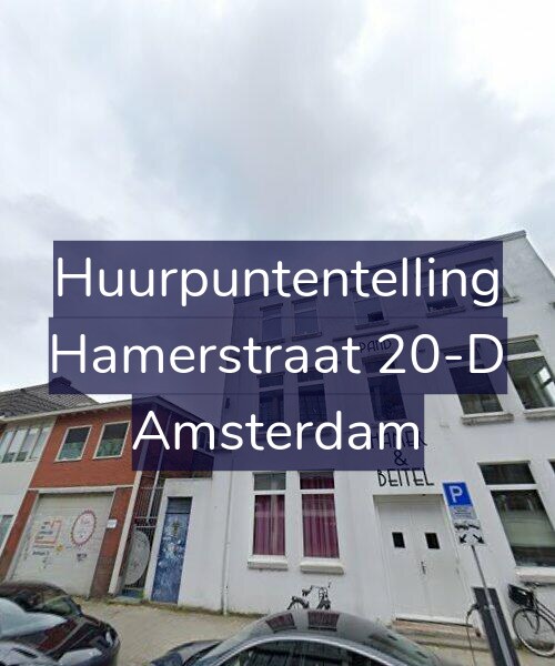 Foto gevel Huurpuntentelling voor Hamerstraat 20-D, Amsterdam