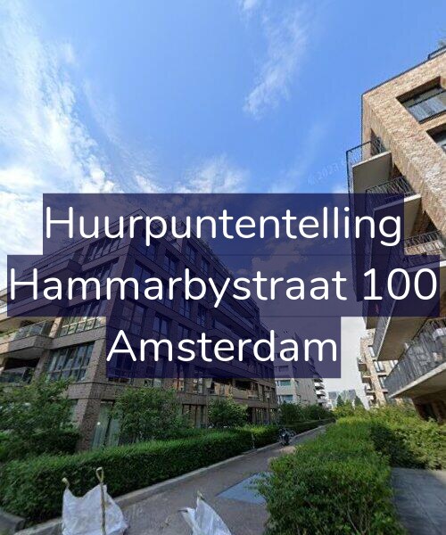 Foto gevel Huurpuntentelling voor Hammarbystraat 100, Amsterdam