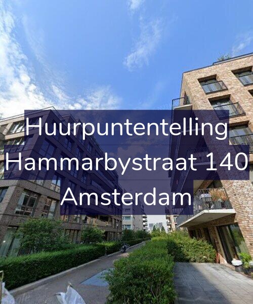 Foto gevel Huurpuntentelling voor Hammarbystraat 140, Amsterdam