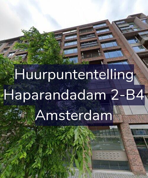 Foto gevel Huurpuntentelling voor Haparandadam 2-B4, Amsterdam