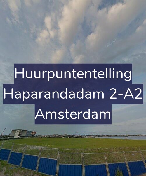 Foto gevel Huurpuntentelling voor Haparandadam 2-A2, Amsterdam