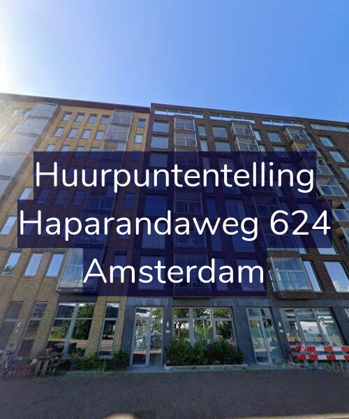 Foto gevel Huurpuntentelling voor Haparandaweg 624, Amsterdam