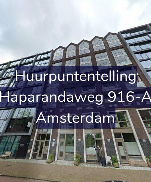 Foto gevel Huurpuntentelling voor Haparandaweg 916-A, Amsterdam
