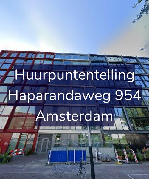 Foto gevel Huurpuntentelling voor Haparandaweg 954, Amsterdam