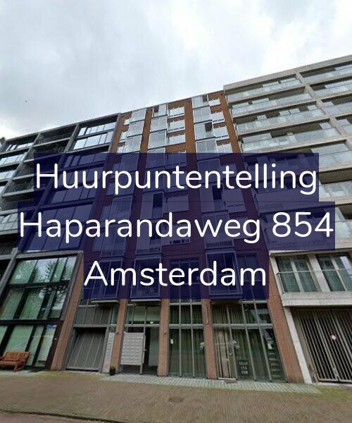 Foto gevel Huurpuntentelling voor Haparandaweg 854, Amsterdam