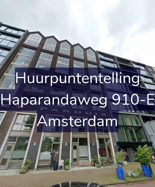 Foto gevel Huurpuntentelling voor Haparandaweg 910-E, Amsterdam