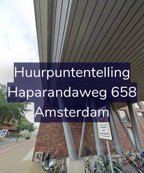 Foto gevel Huurpuntentelling voor Haparandaweg 658, Amsterdam