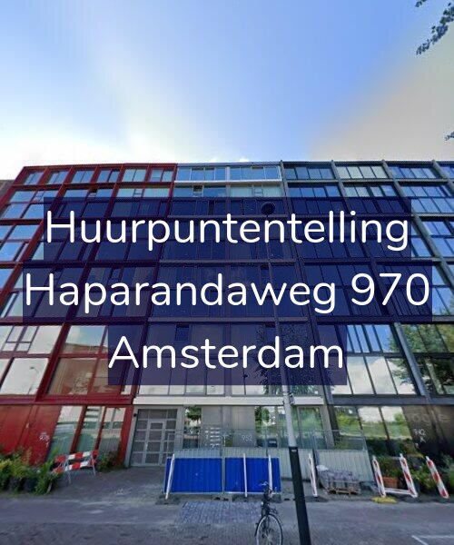 Foto gevel Huurpuntentelling voor Haparandaweg 970, Amsterdam