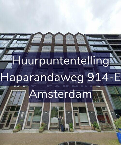 Foto gevel Huurpuntentelling voor Haparandaweg 914-E, Amsterdam