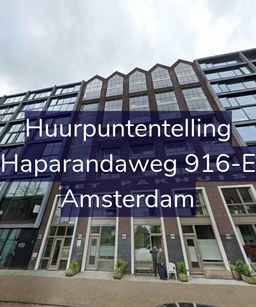 Foto gevel Huurpuntentelling voor Haparandaweg 916-E, Amsterdam