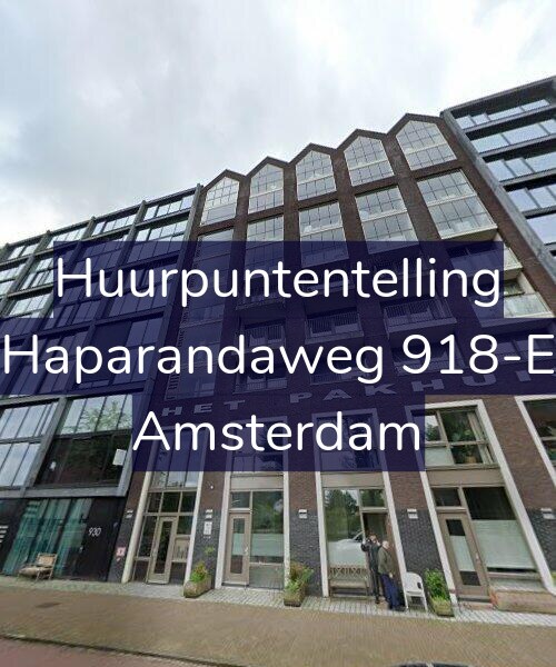 Foto gevel Huurpuntentelling voor Haparandaweg 918-E, Amsterdam