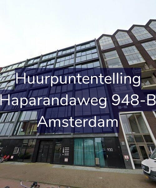 Foto gevel Huurpuntentelling voor Haparandaweg 948-B, Amsterdam