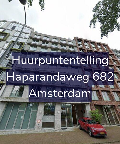 Foto gevel Huurpuntentelling voor Haparandaweg 682, Amsterdam