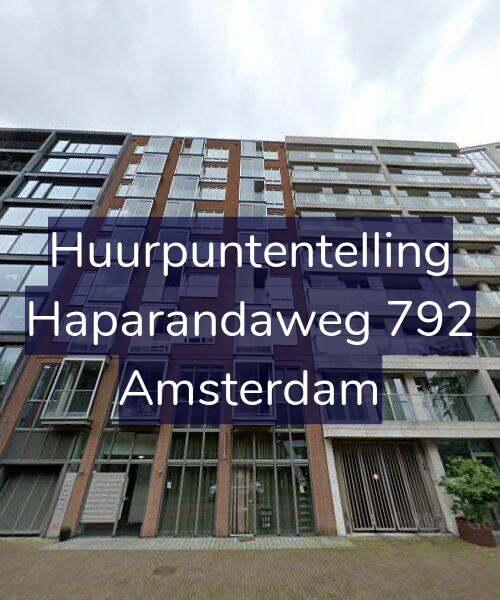Foto gevel Huurpuntentelling voor Haparandaweg 792, Amsterdam