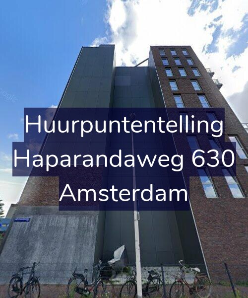 Foto gevel Huurpuntentelling voor Haparandaweg 630, Amsterdam