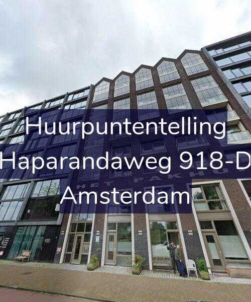 Foto gevel Huurpuntentelling voor Haparandaweg 918-D, Amsterdam