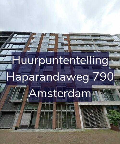 Foto gevel Huurpuntentelling voor Haparandaweg 790, Amsterdam