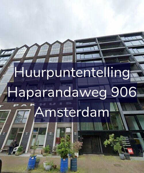 Foto gevel Huurpuntentelling voor Haparandaweg 906, Amsterdam