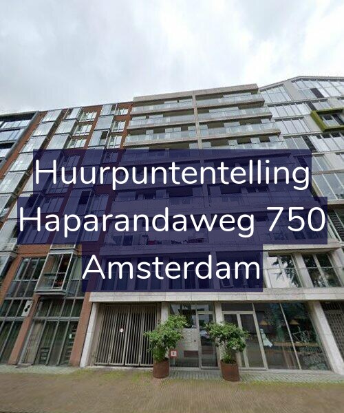 Foto gevel Huurpuntentelling voor Haparandaweg 750, Amsterdam