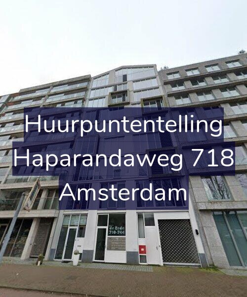 Foto gevel Huurpuntentelling voor Haparandaweg 718, Amsterdam