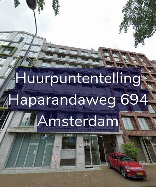 Foto gevel Huurpuntentelling voor Haparandaweg 694, Amsterdam