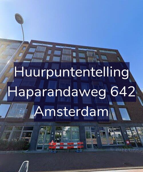 Foto gevel Huurpuntentelling voor Haparandaweg 642, Amsterdam
