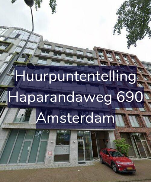Foto gevel Huurpuntentelling voor Haparandaweg 690, Amsterdam