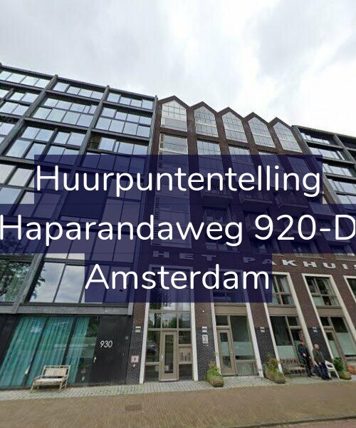 Foto gevel Huurpuntentelling voor Haparandaweg 920-D, Amsterdam