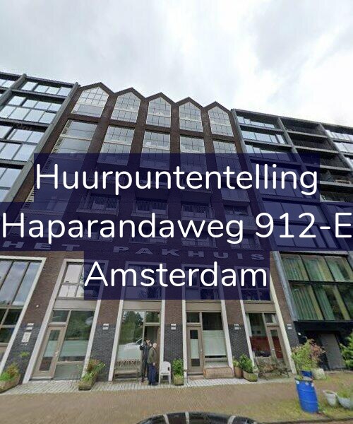 Foto gevel Huurpuntentelling voor Haparandaweg 912-E, Amsterdam