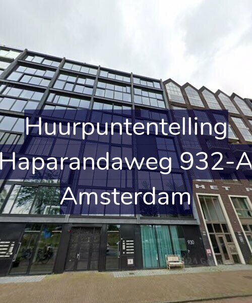 Foto gevel Huurpuntentelling voor Haparandaweg 932-A, Amsterdam