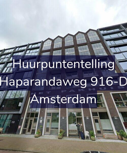 Foto gevel Huurpuntentelling voor Haparandaweg 916-D, Amsterdam