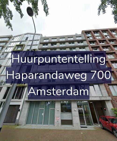 Foto gevel Huurpuntentelling voor Haparandaweg 700, Amsterdam