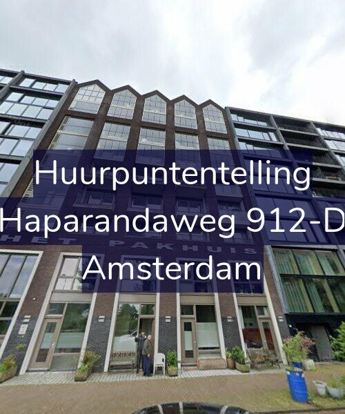 Foto gevel Huurpuntentelling voor Haparandaweg 912-D, Amsterdam