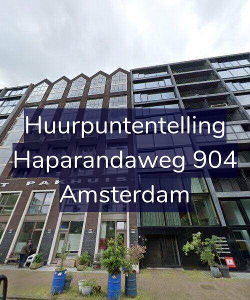 Foto gevel Huurpuntentelling voor Haparandaweg 904, Amsterdam