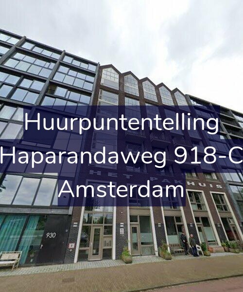 Foto gevel Huurpuntentelling voor Haparandaweg 918-C, Amsterdam